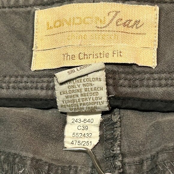 London Jean Womens The Christie Fit Pants 6 Tall Cotton/Lycra Spandex Blend - Picture 4 of 10